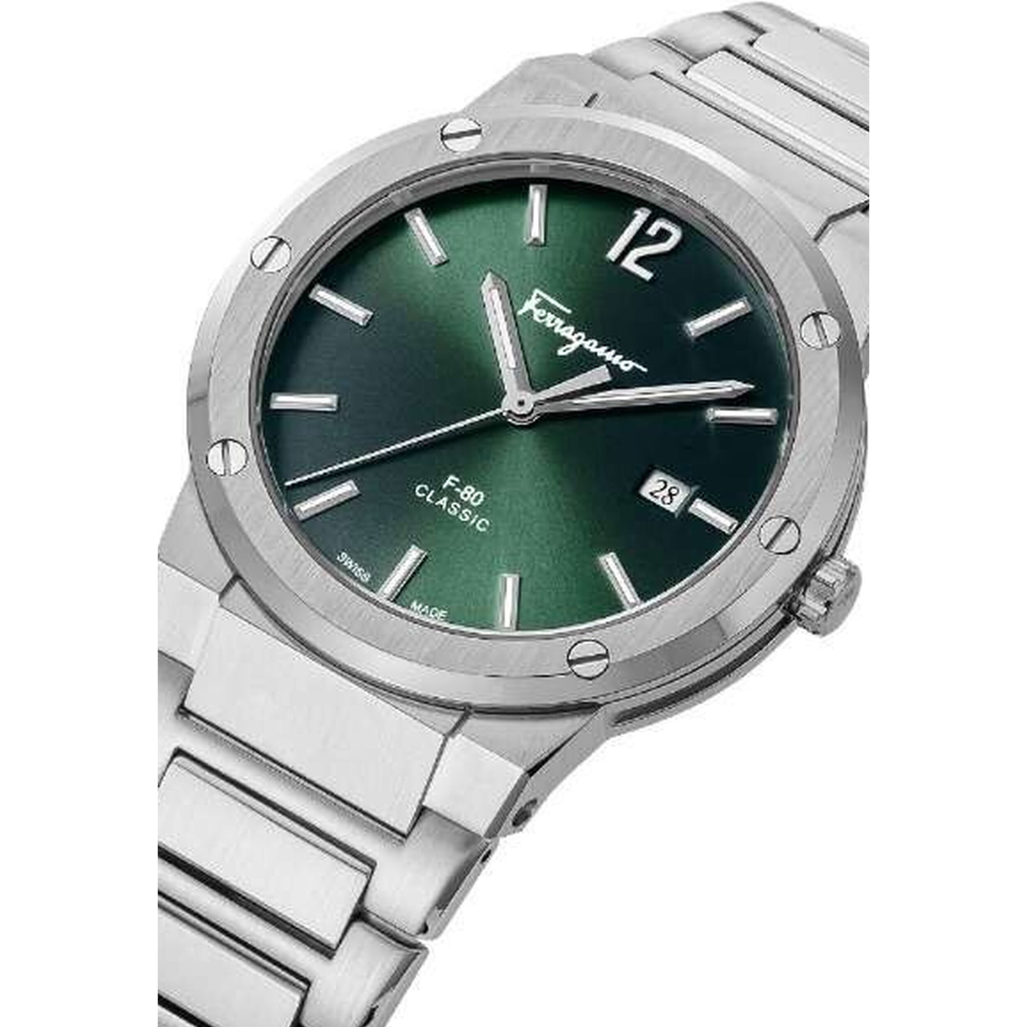 Ferragamo Reloj Analógico De Cuarzo. F-80 Classic