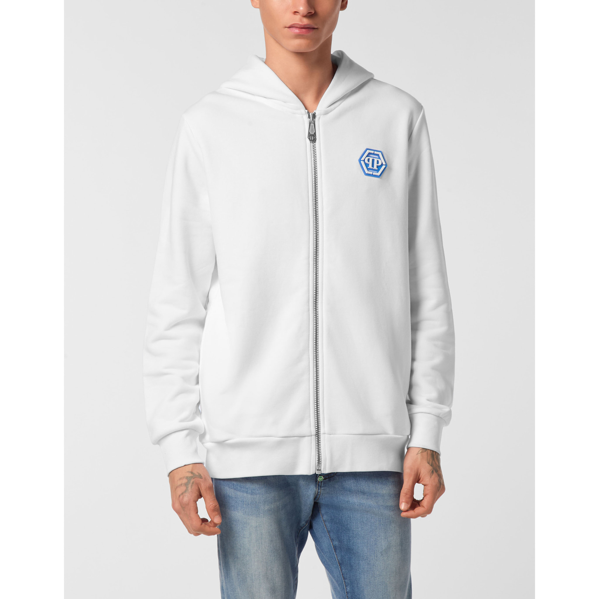 PHILIPP PLEIN Hoodie Sweatjacket ICONIC PLEIN