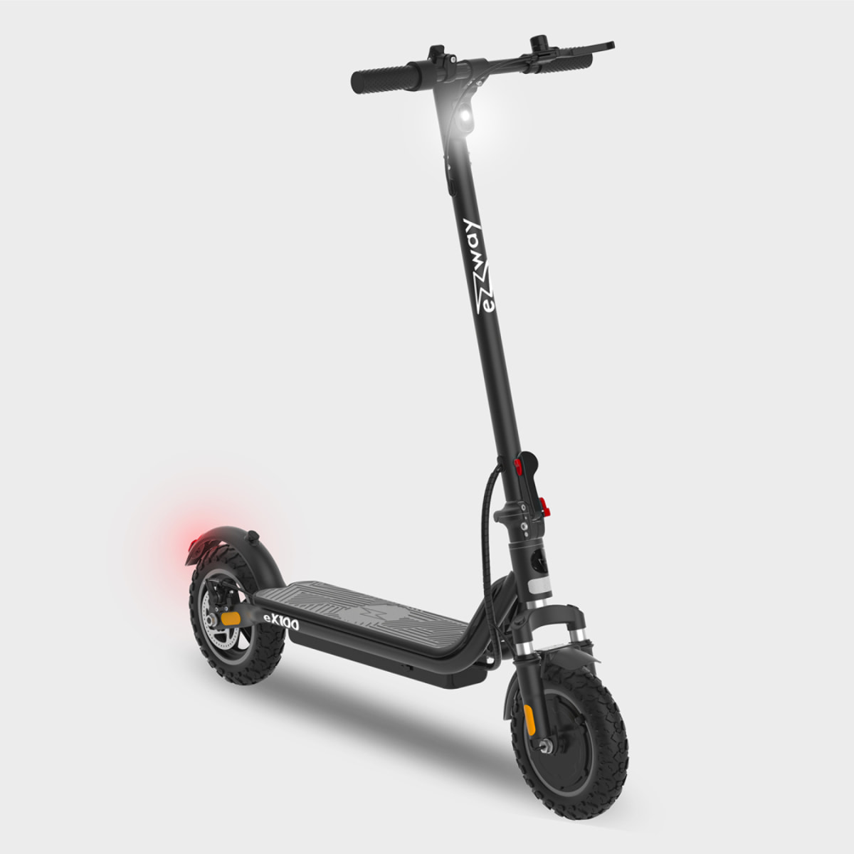 Trottinette électrique EZWAY EX100 - 25 km/h, 25 km d'autonomie, batterie 21,6V 10,4Ah, frein à disque, pneus tout-terrain 10