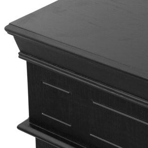Cambridge - Camino a bioetanolo da terra in legno 110x37xH102 cm, colore nero