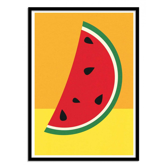 Art-Poster - Watermelon Slice - Rosi Feist - 50 x 70 cm