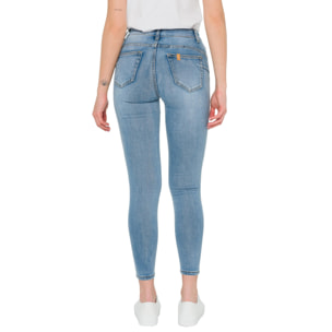 Pantalone denim Hot Buttered Charlene blu chiaro