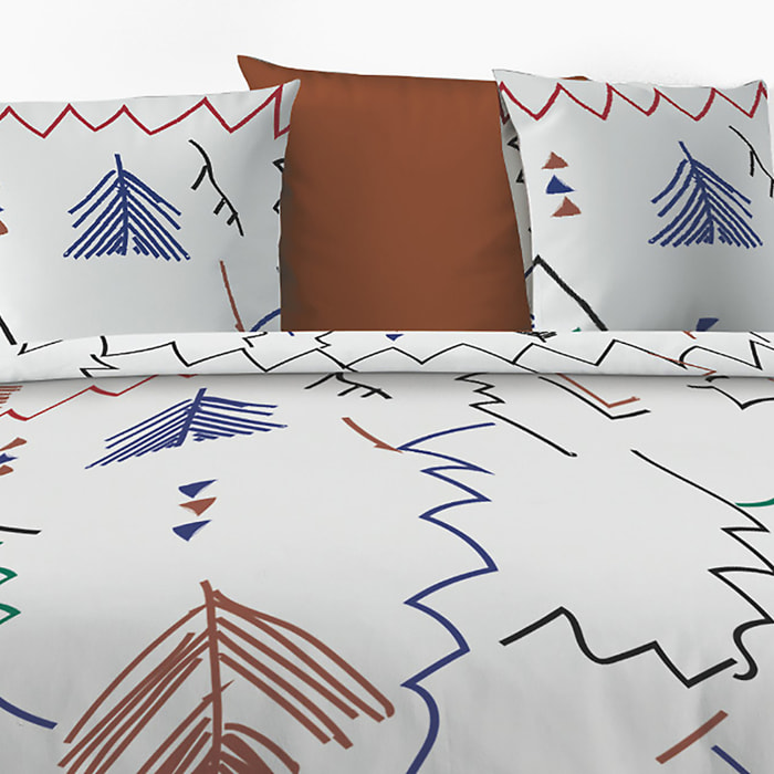 Parure Housse De Couette 3pcs 100% coton 47fils Ryad