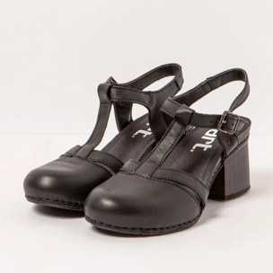 Sandalias con tacón 1874 NAPPA BLACK/ I WISH color Black