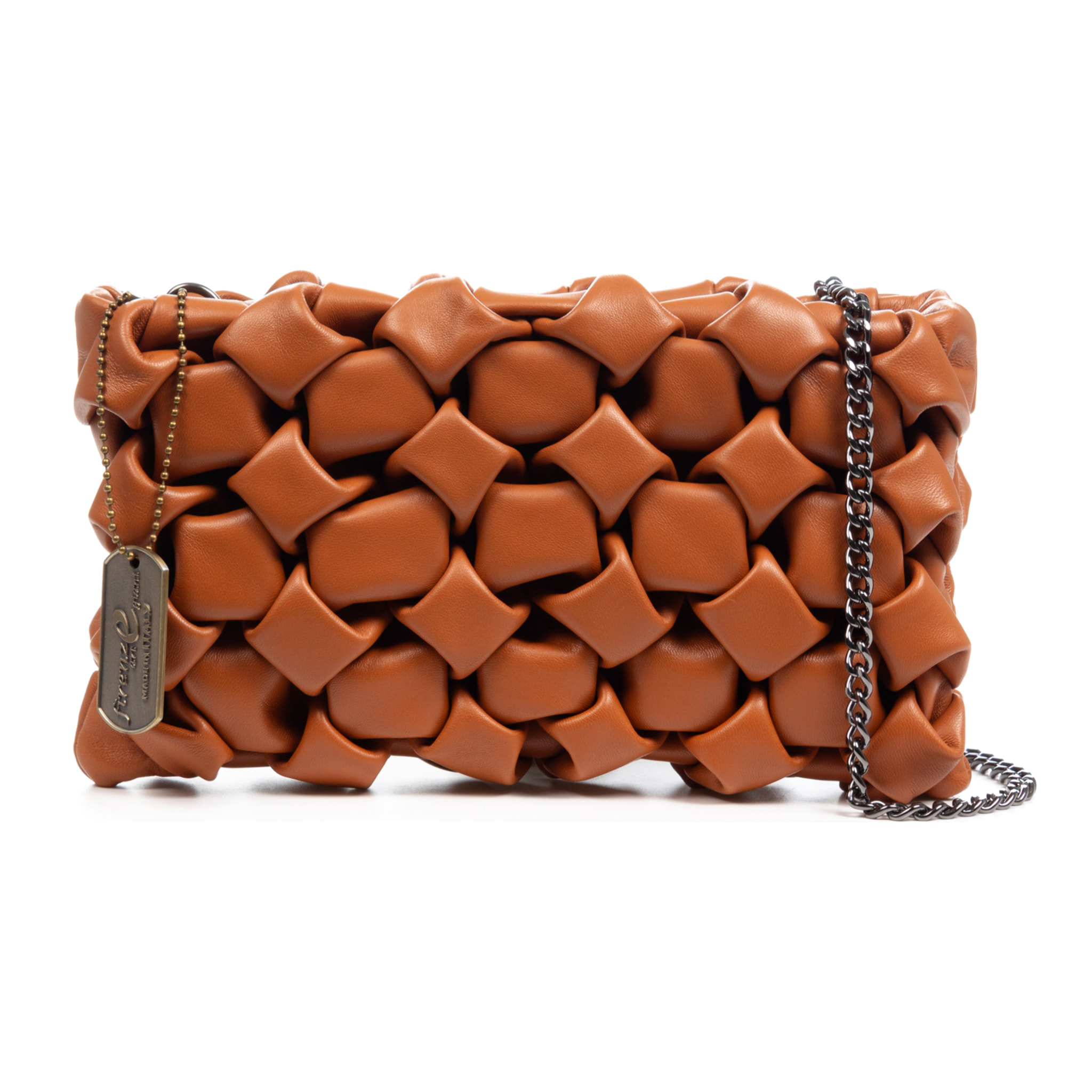 Borsa a tracolla da donna Armento. Vera pelle di capra dal design esclusivo.