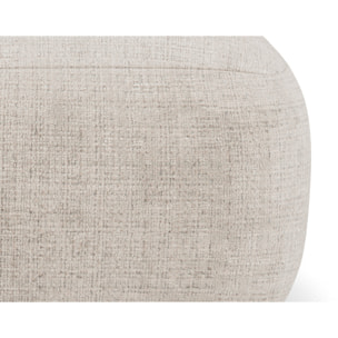 Grace - module d'assise sans accoudoir en velours texturé - Beige