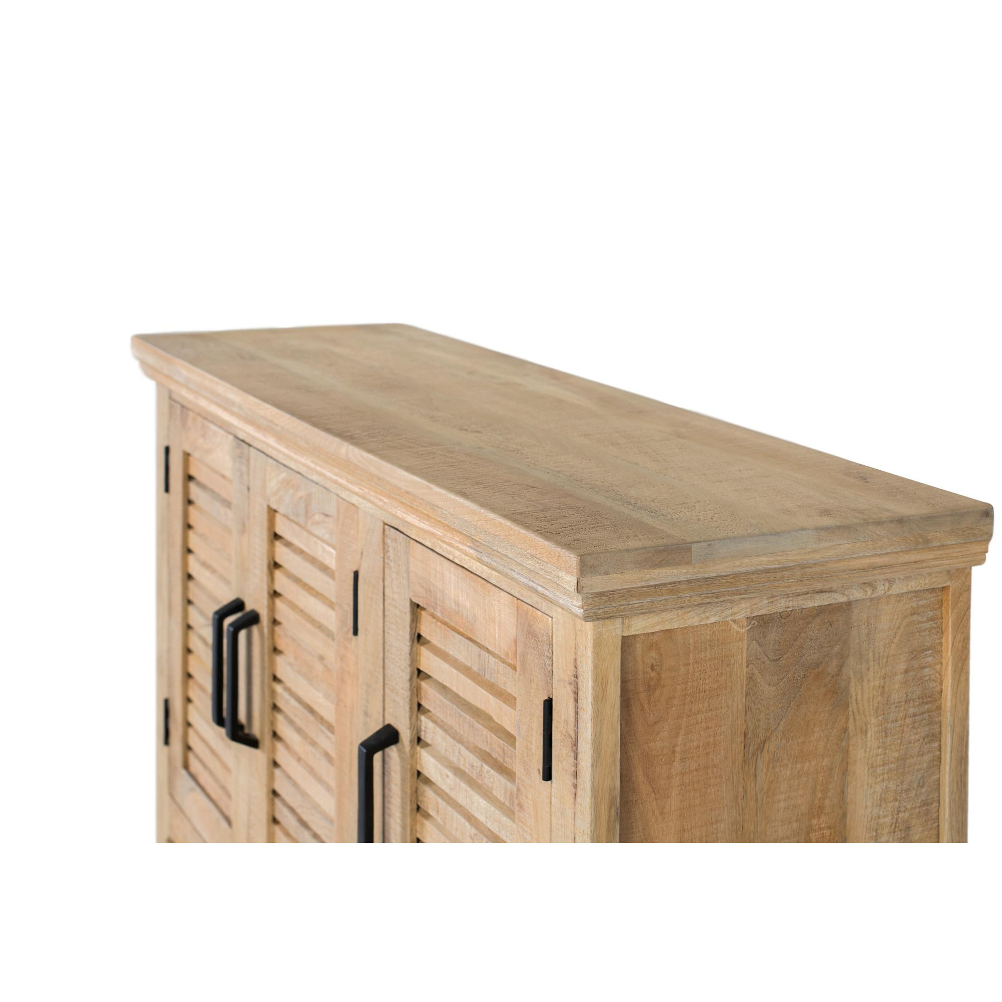 Aparador de Madera de Mango Estilo Rústico Contemporáneo