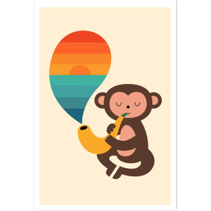 Affiche  monkey banana Affiche seule