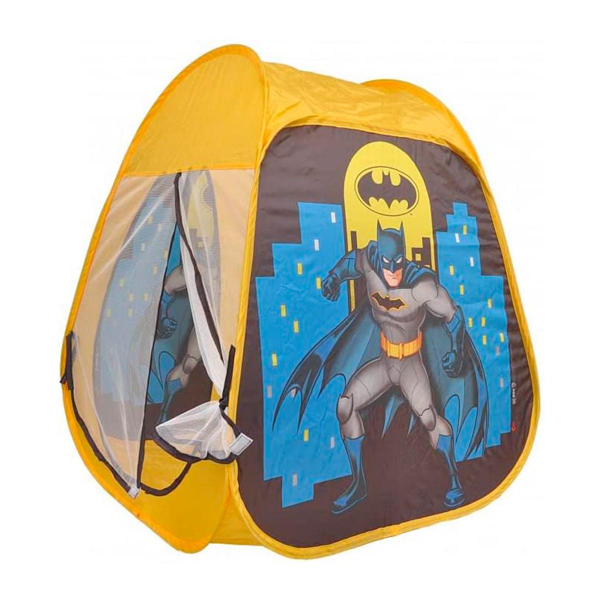 Tenda Gioco Batman DC Comics Pieghevole Apertura Pop-up Colore Giallo Nero Blu