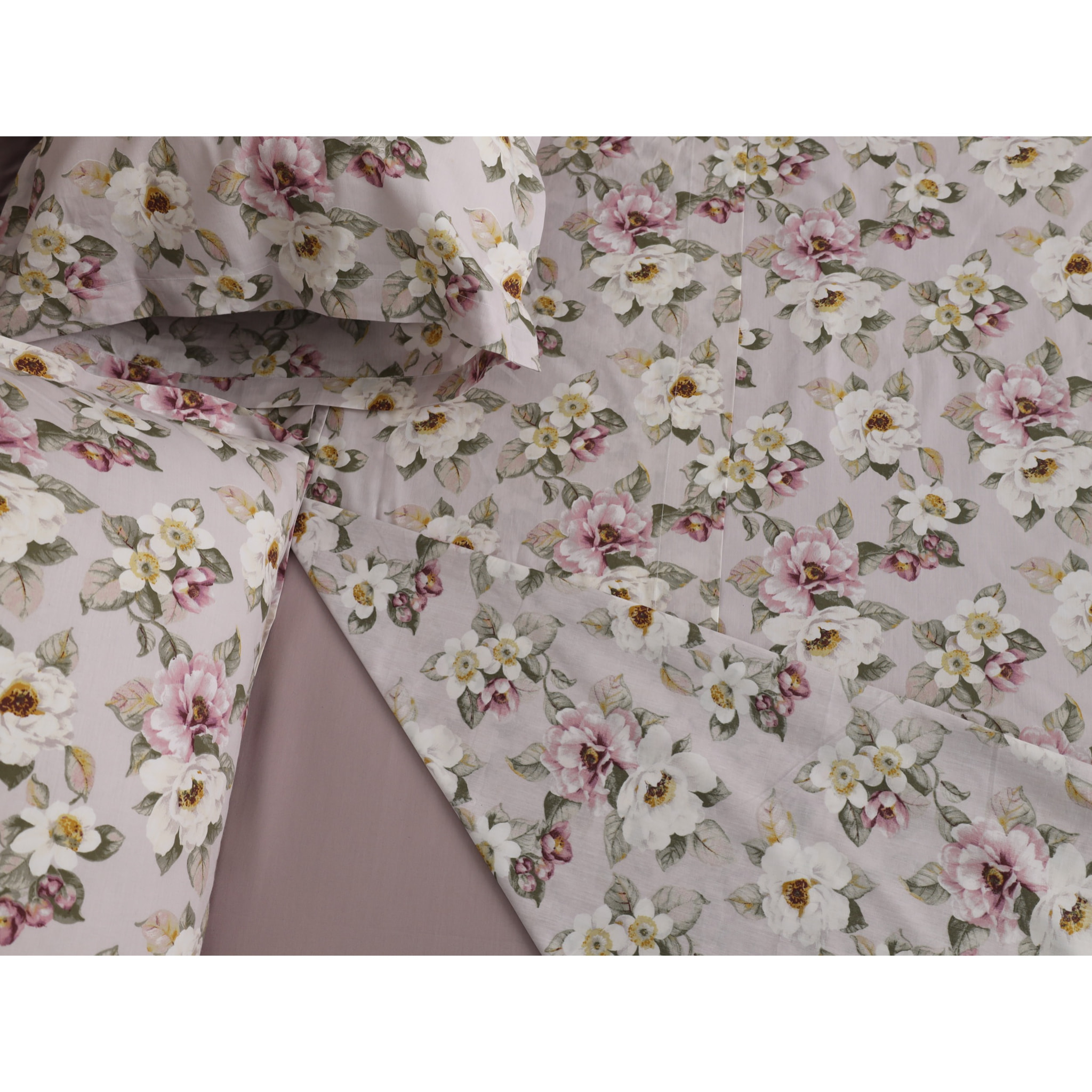 COTONE EGIZIANO Completo letto Fiaba Bloom in Percalle