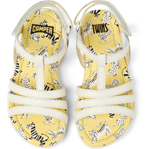 Sandali - CAMPER Right - Bianco - Pelle liscia