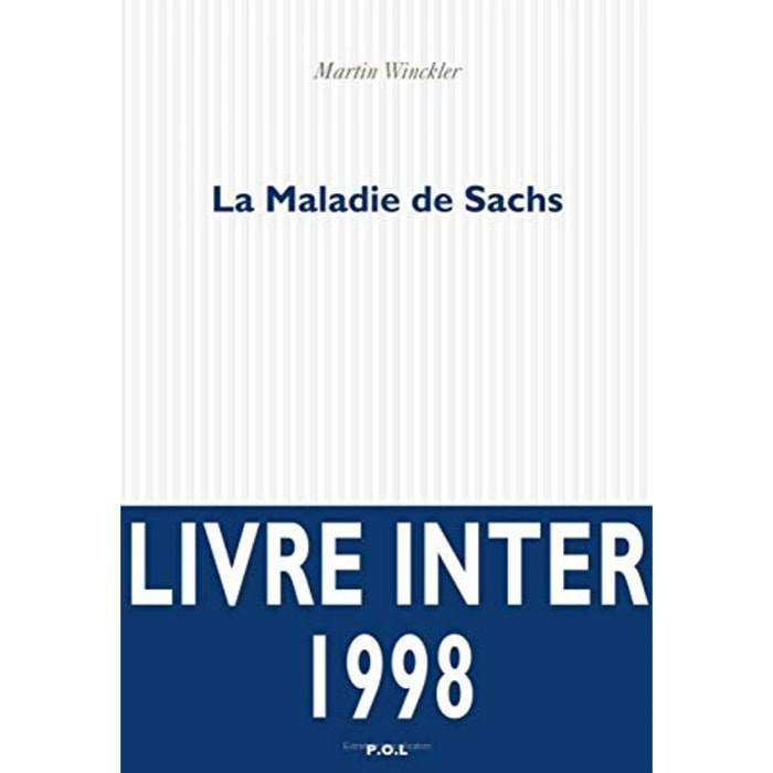 Winckler,Martin | La Maladie de Sachs | Livre d'occasion