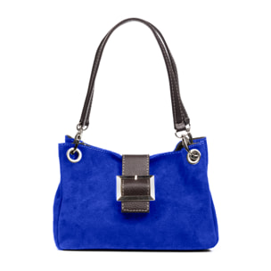 Aicurzio Bolso de hombro Mujer. Piel auténtica Gamuza Dollaro