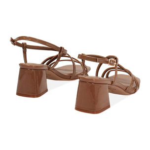 Sandalias barro tacón 5,5 cm