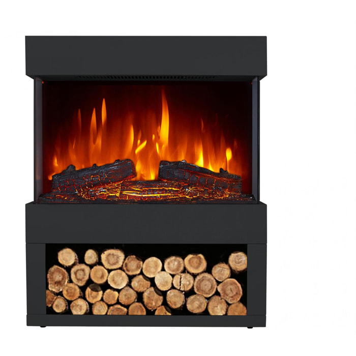 Estufa eléctrica para interior con tubo decorativo CHE-740 PURLINE