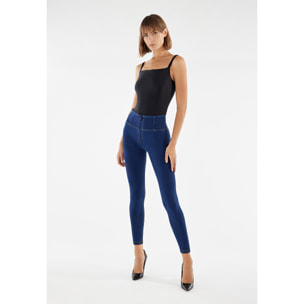 Pantaloni push up WR.UP® effetto denim superskinny vita alta