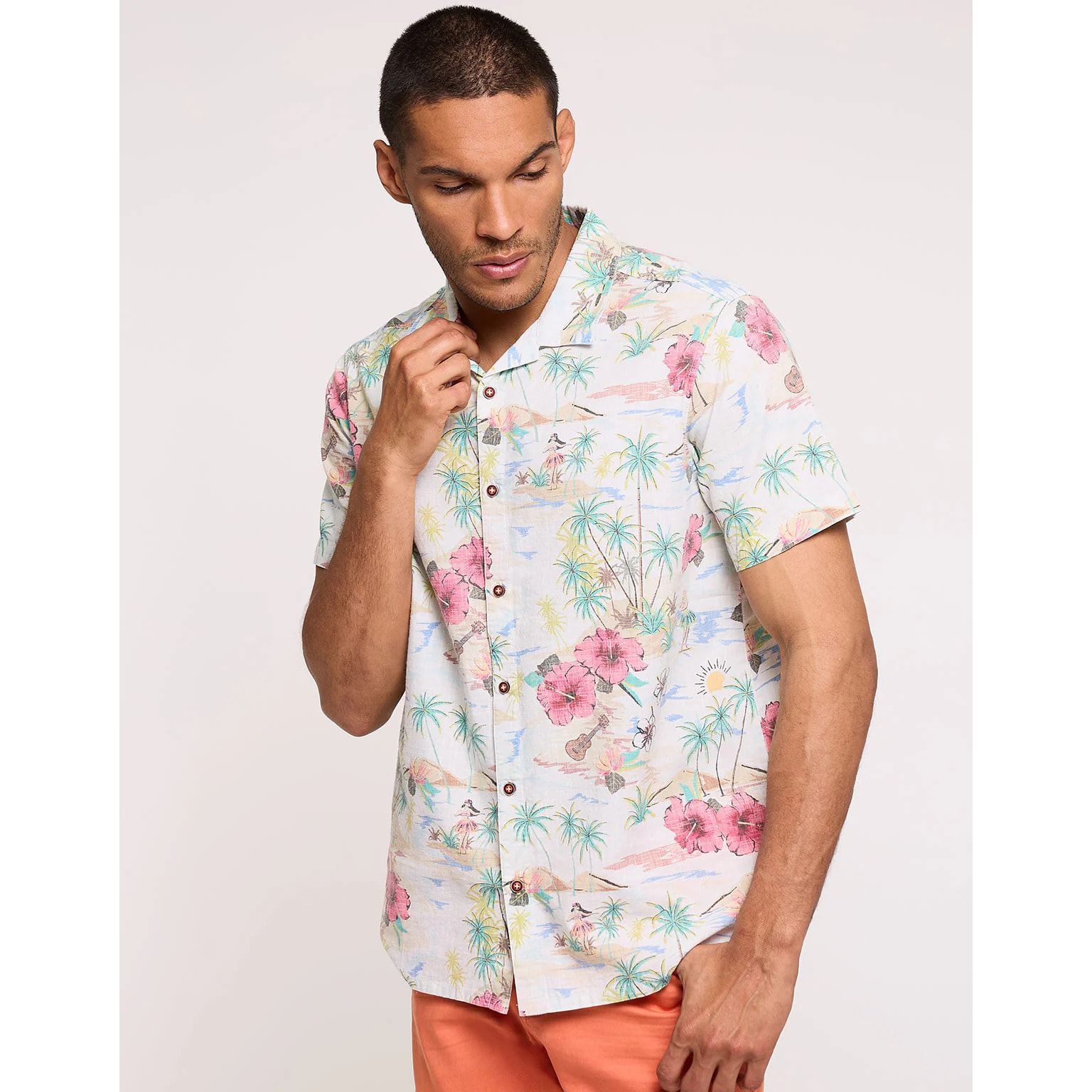 Camisa Manga Corta Blanco - Deuce