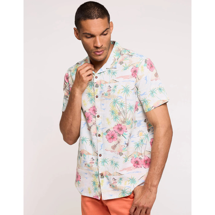 Camisa Manga Corta Blanco - Deuce