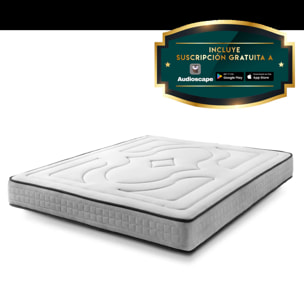 Colchón viscoelástico Memory ergonómico Espuma De Alta Resiliencia Altura 21 cm | Bellagio Deluxe Total Comfort