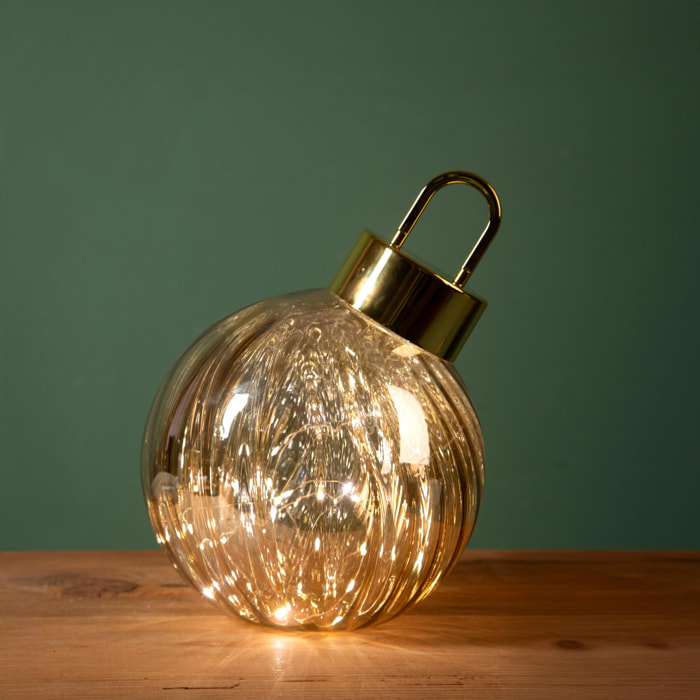 Sfera da appoggiare con led - Pezzi 1 - ORO - Bianchi Dino SpA