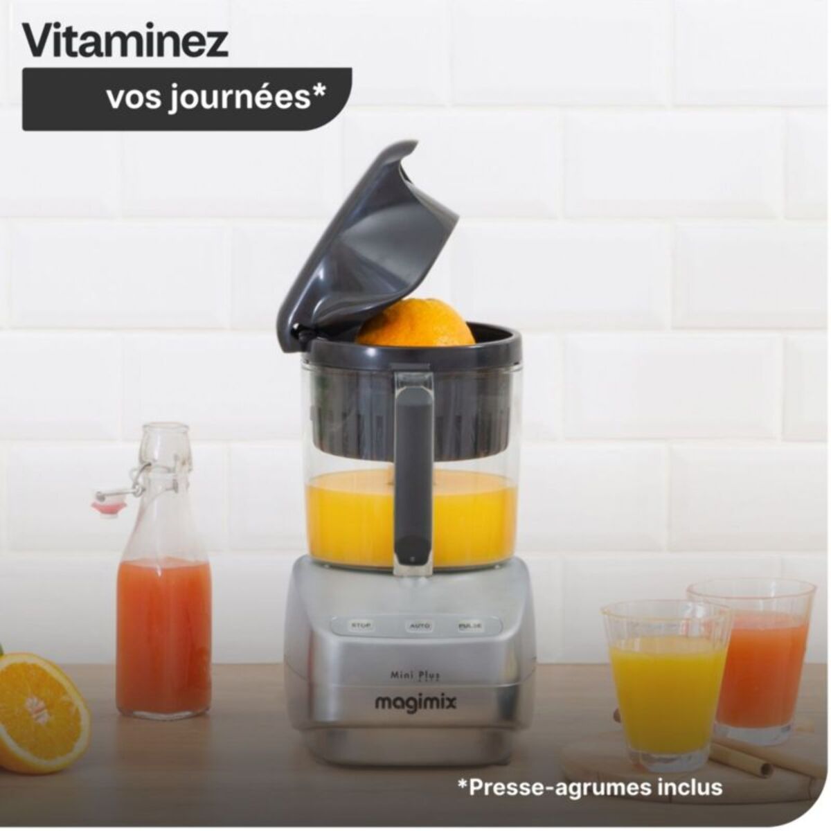 Robot multifonction MAGIMIX 18253F Mini Plus Rouge