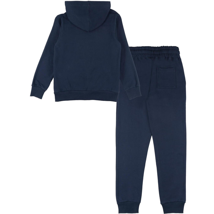 Tuta invernale da bambino con cappuccio e zip Leone 1947 Neon