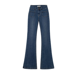 Pantalón de mujer vaquero acampanado