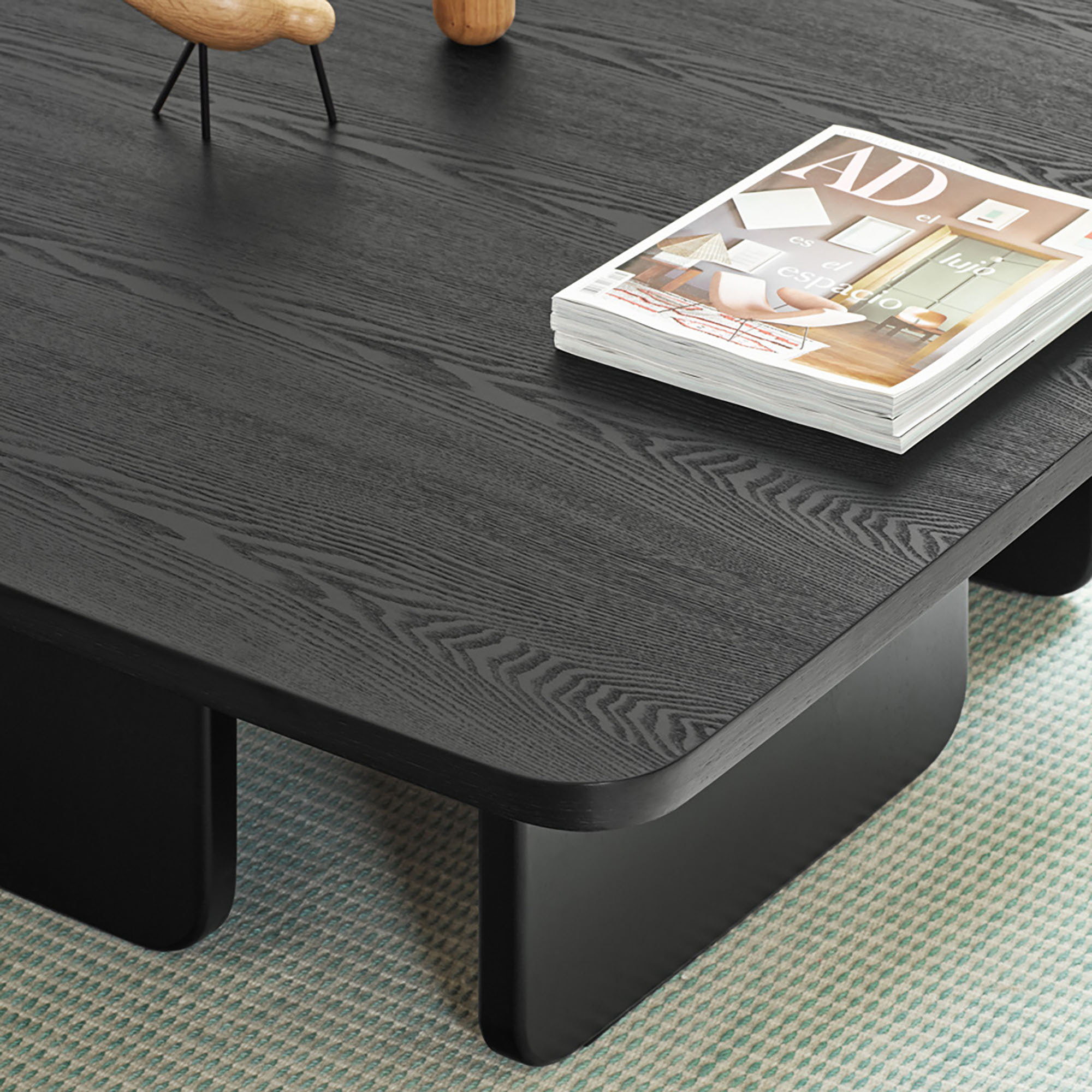 Mesa de centro Arq en negro