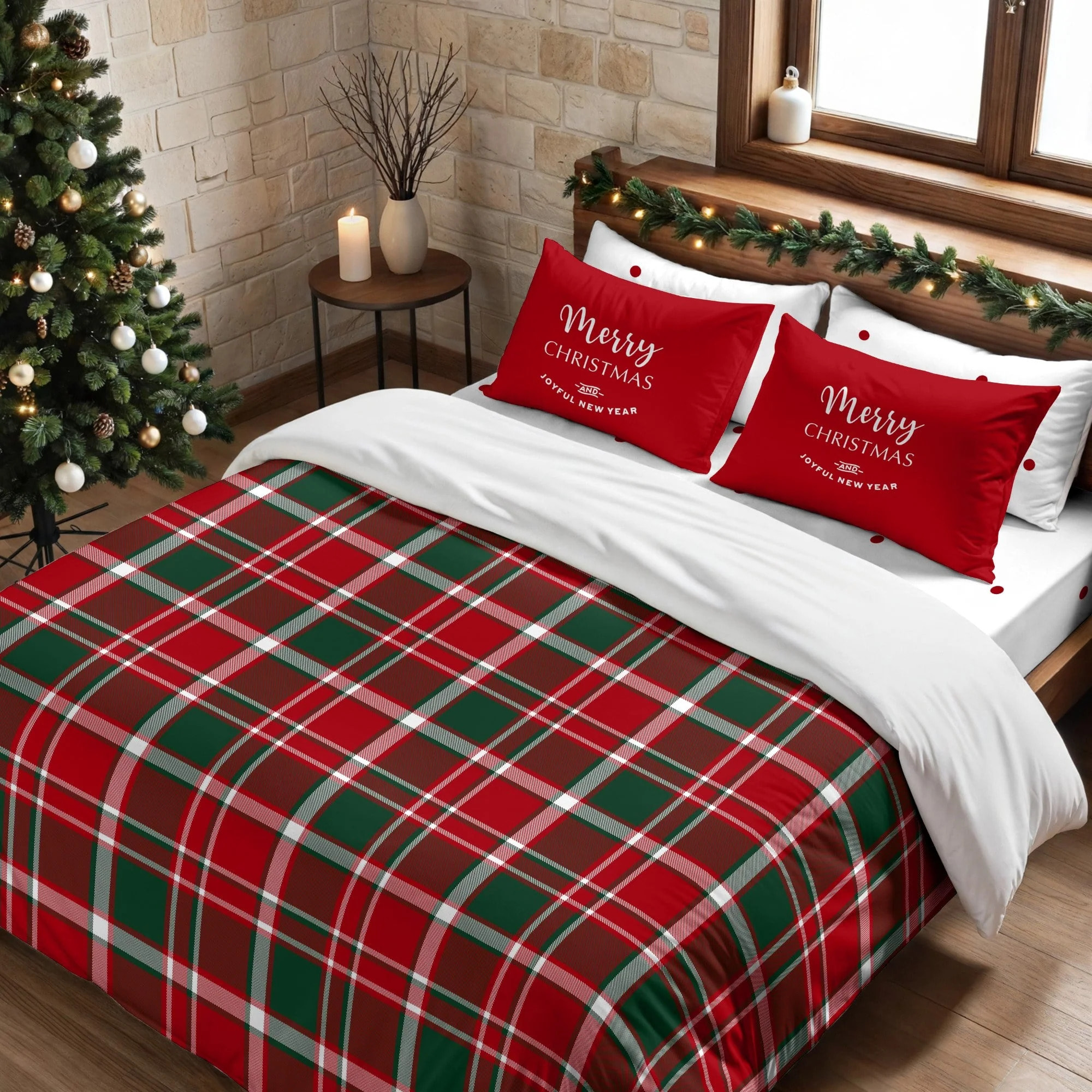 Housse de couette avec clics 100% coton Laponia 16