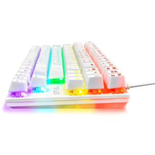 Clavier gamer THE G-LAB KEYZ MERCURY FR BLANC