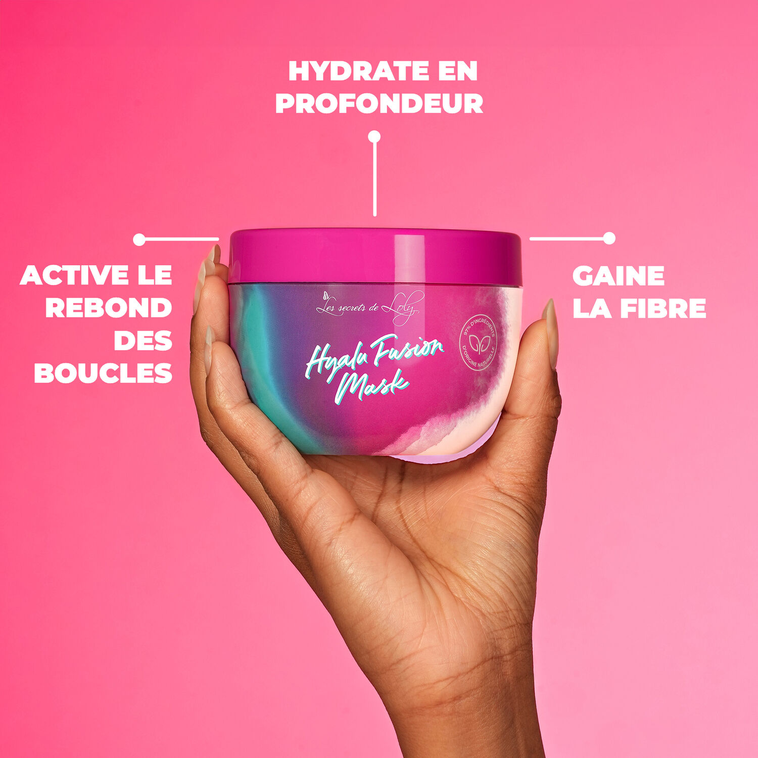 Hyalu Fusion Mask - Masque Activateur de Boucles 300ml