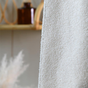 Rideau à oeillets  - Effet bouclette - Ecru