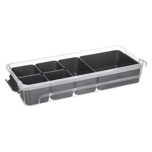 Boîte en plastique compartimentée "Samba" 2,5L