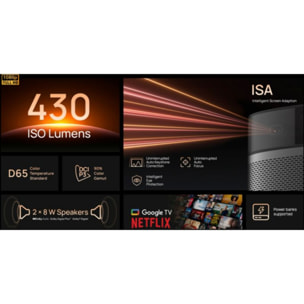 Vidéoprojecteur portable XGIMI MoGo 2 Pro Gen 2 Full HD 1080p 430 lumens - Google TV