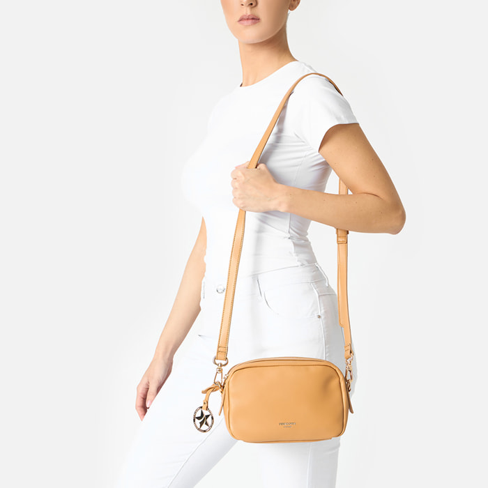 Borsa a tracolla donna camel