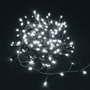 DAM Tira de luces LED de 50 bombillas  de 4,9m de longitud. 700x6x10 Cm. Color: Blanco