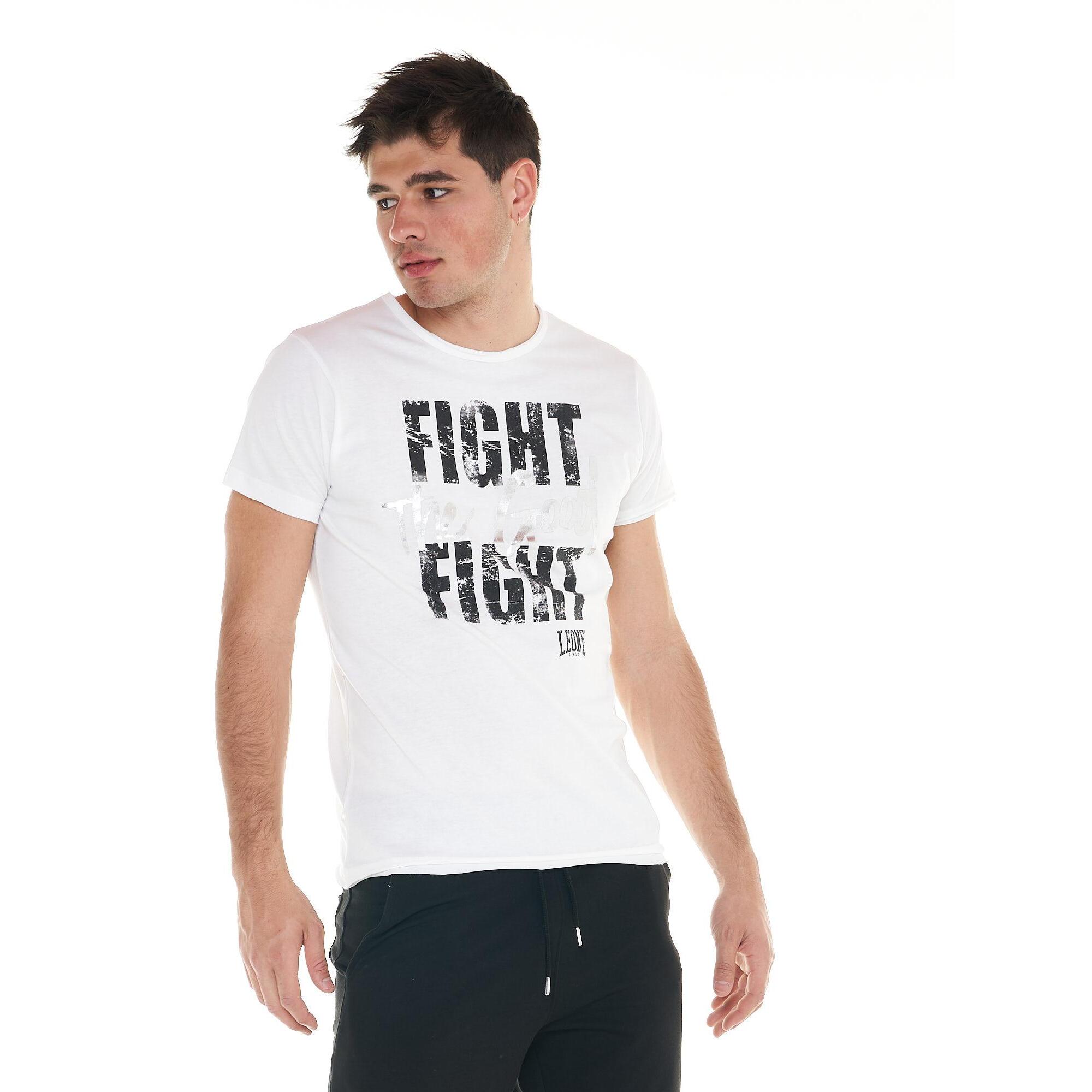 T-shirt da uomo stampa "The good fight" Sporty