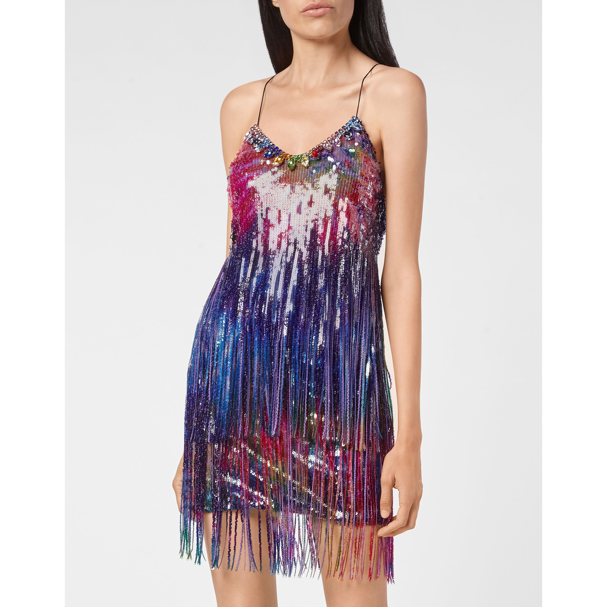 PHILIPP PLEIN Short Dress TIE DYE