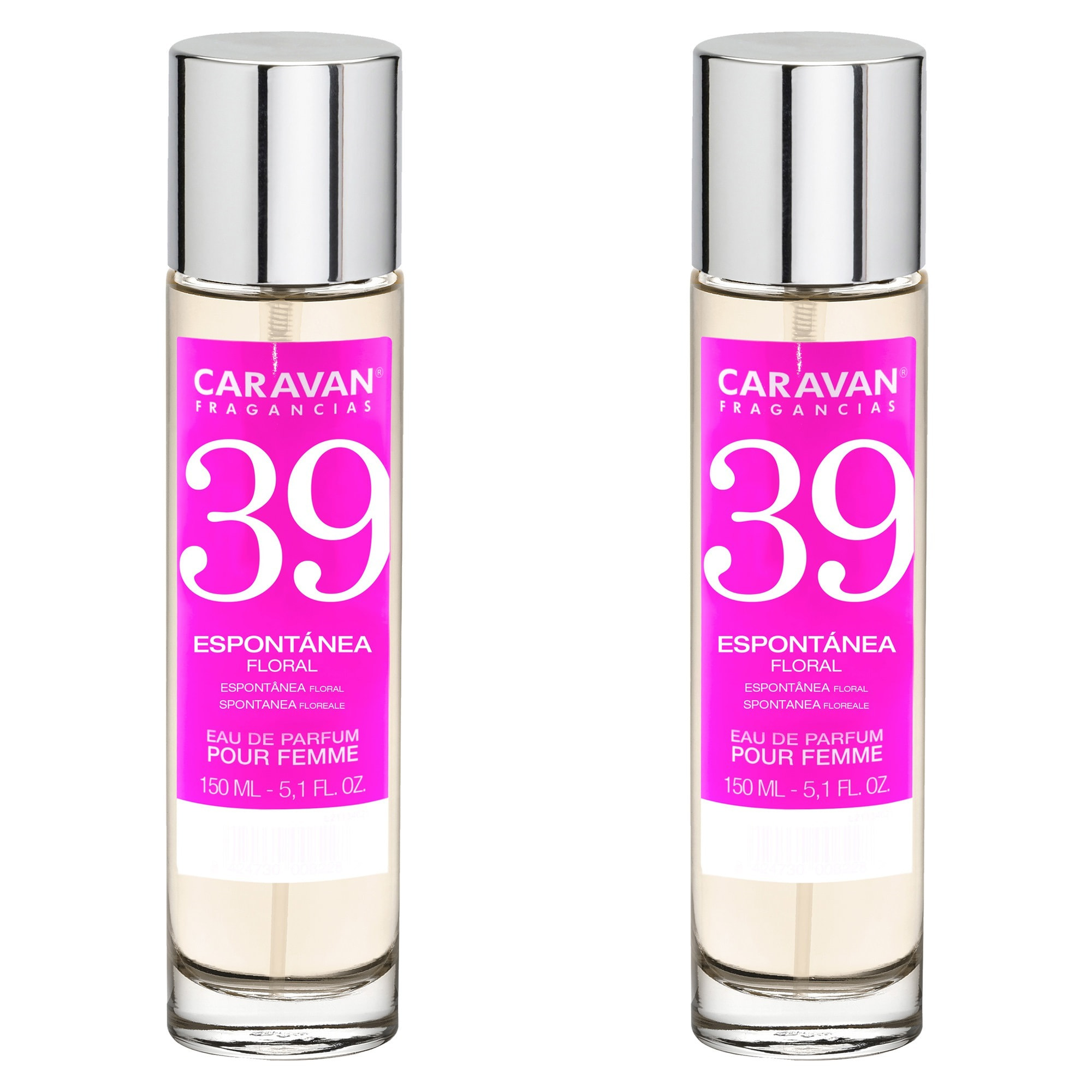 Caravan fragancias set de 2 frascos perfume de mujer nº39, de 150 ml