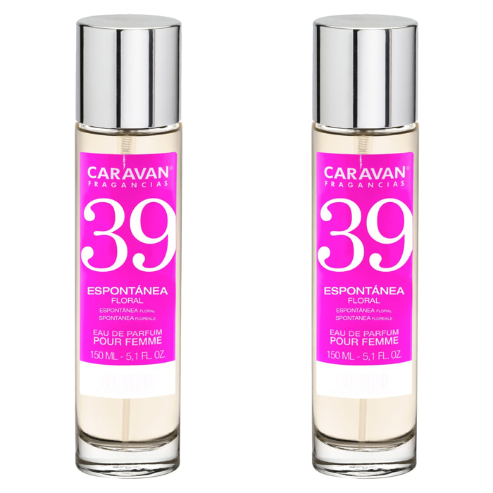 Caravan fragancias set de 2 frascos perfume de mujer nº39, de 150 ml