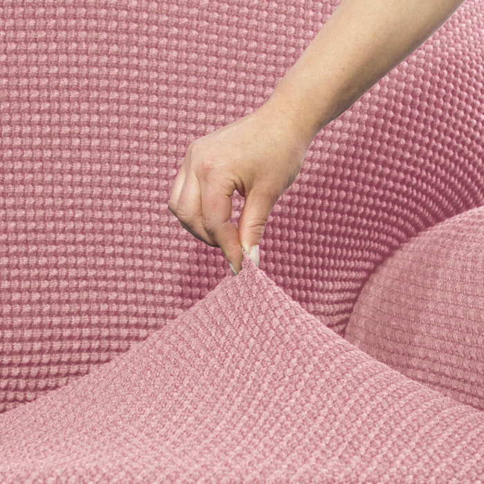 Funda Elástica para silla con RESPALDO pack2 unidades modelo HELENA
