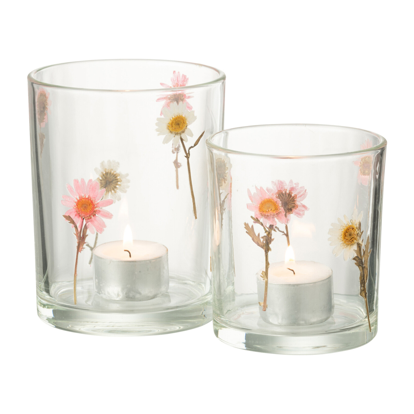 J-Line photophore Peggy - verre - transparent - large