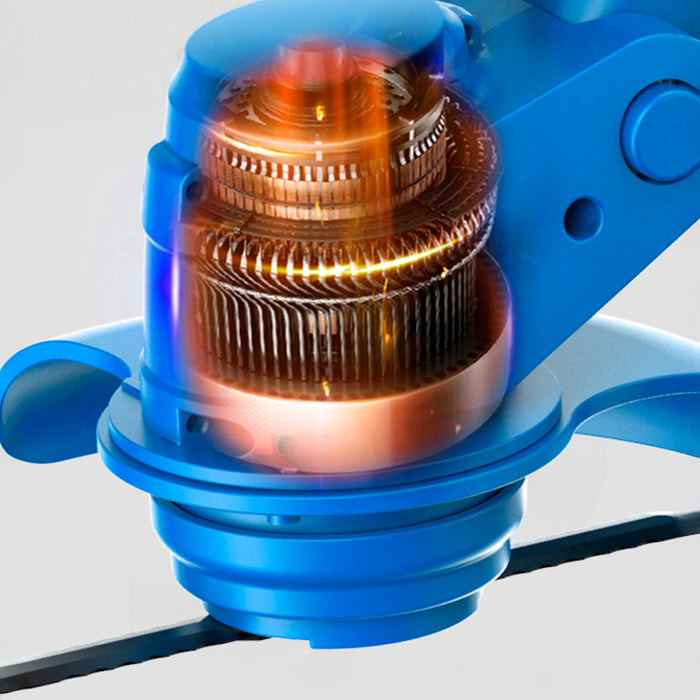 Desbrozadora eléctrica 21V con batería de litio sin escobillas de DOBLE BATERIA 13000mAh.