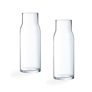 Lot de 2 carafes 1L Funambule - Luminarc