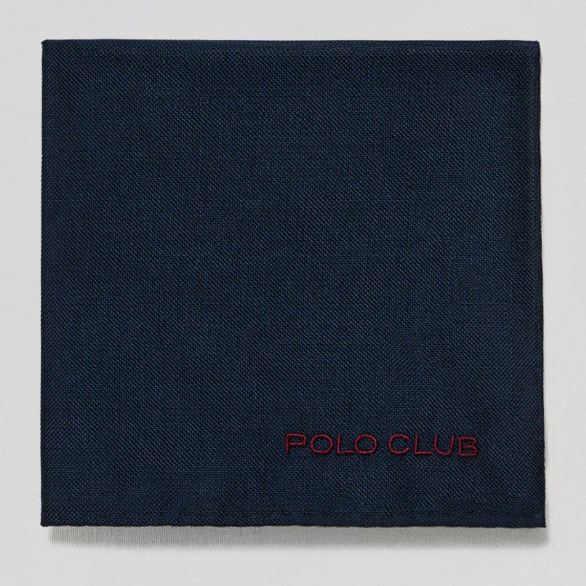 Pack de corbata y pañuelo de seda con detalle bordado Polo Club