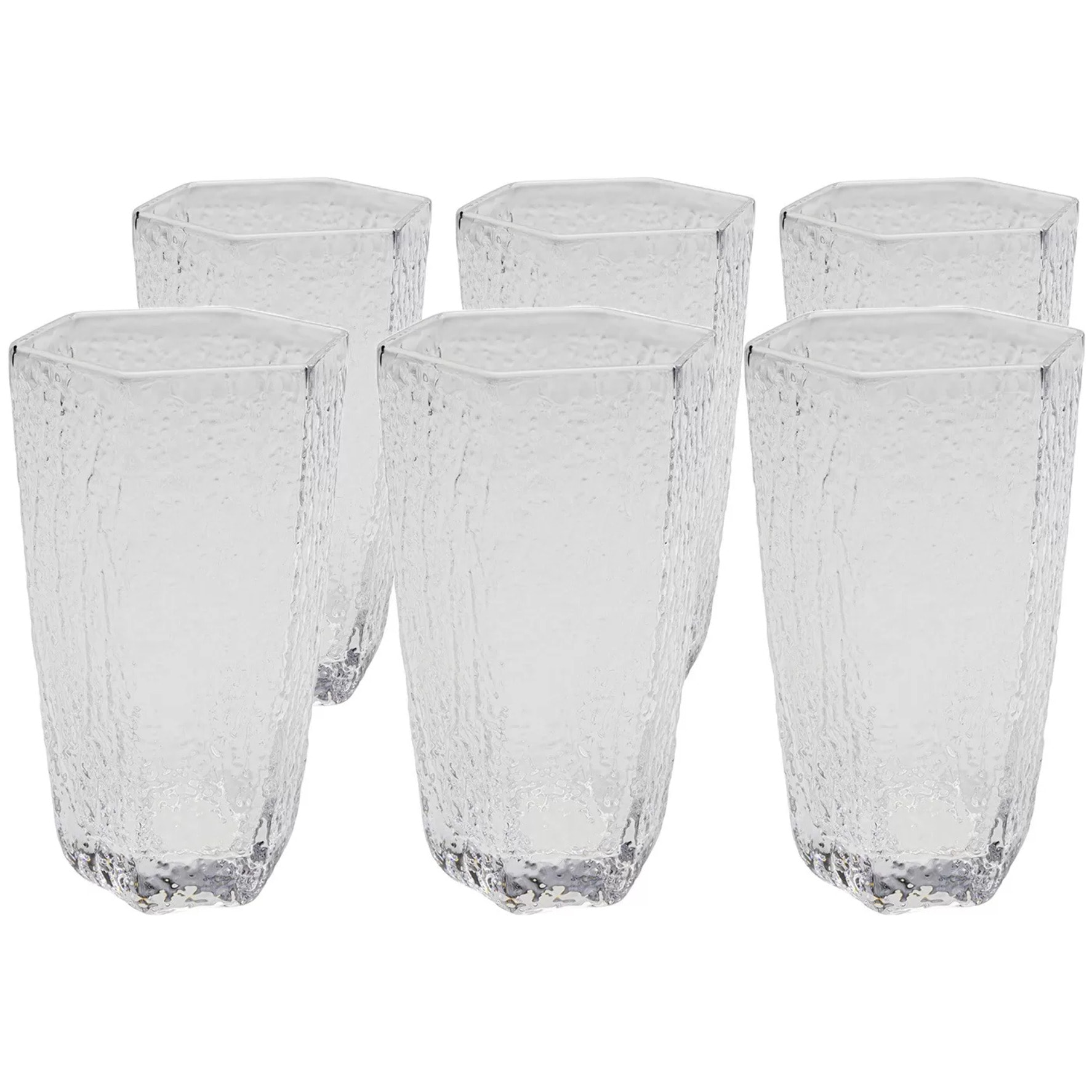 Verres hauts Cascata set de 6 Kare Design