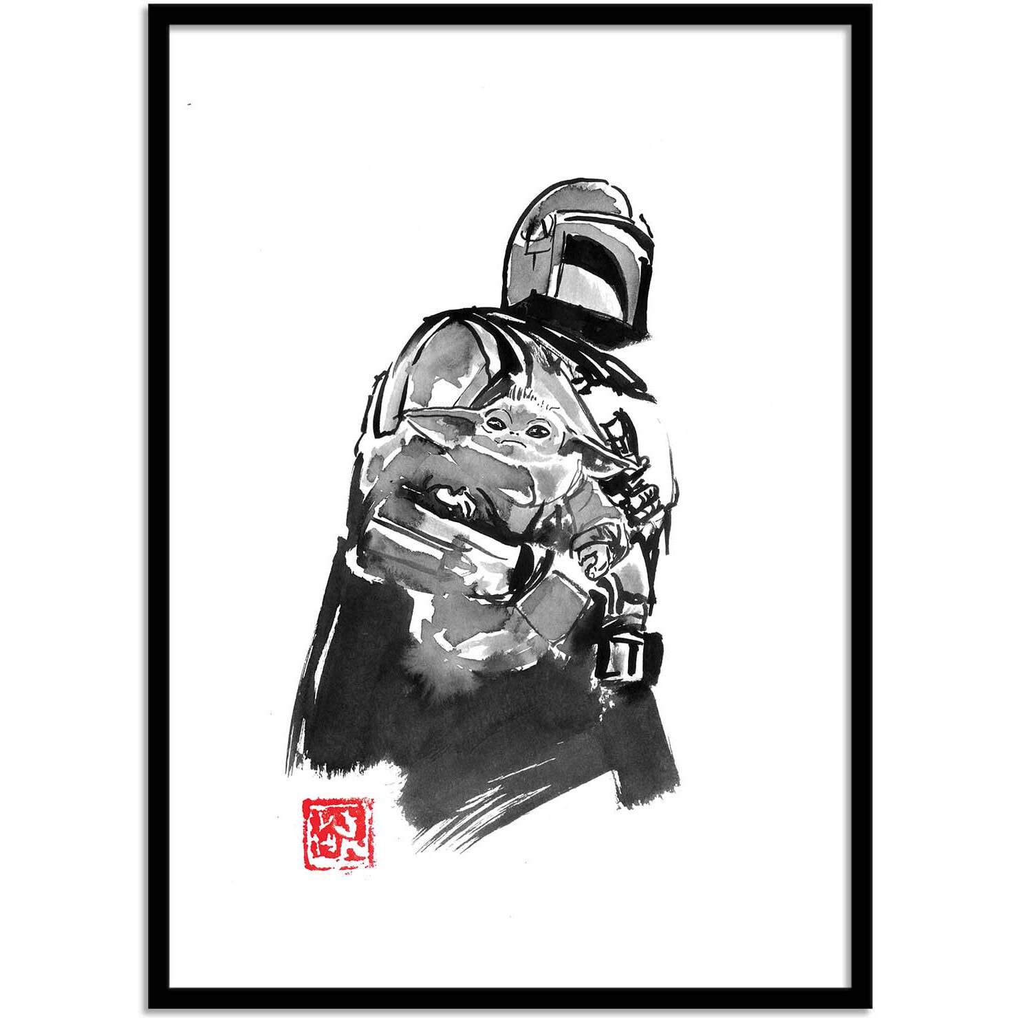 Affiche - The Mandalorian Version 3 - Pechane Sumie
