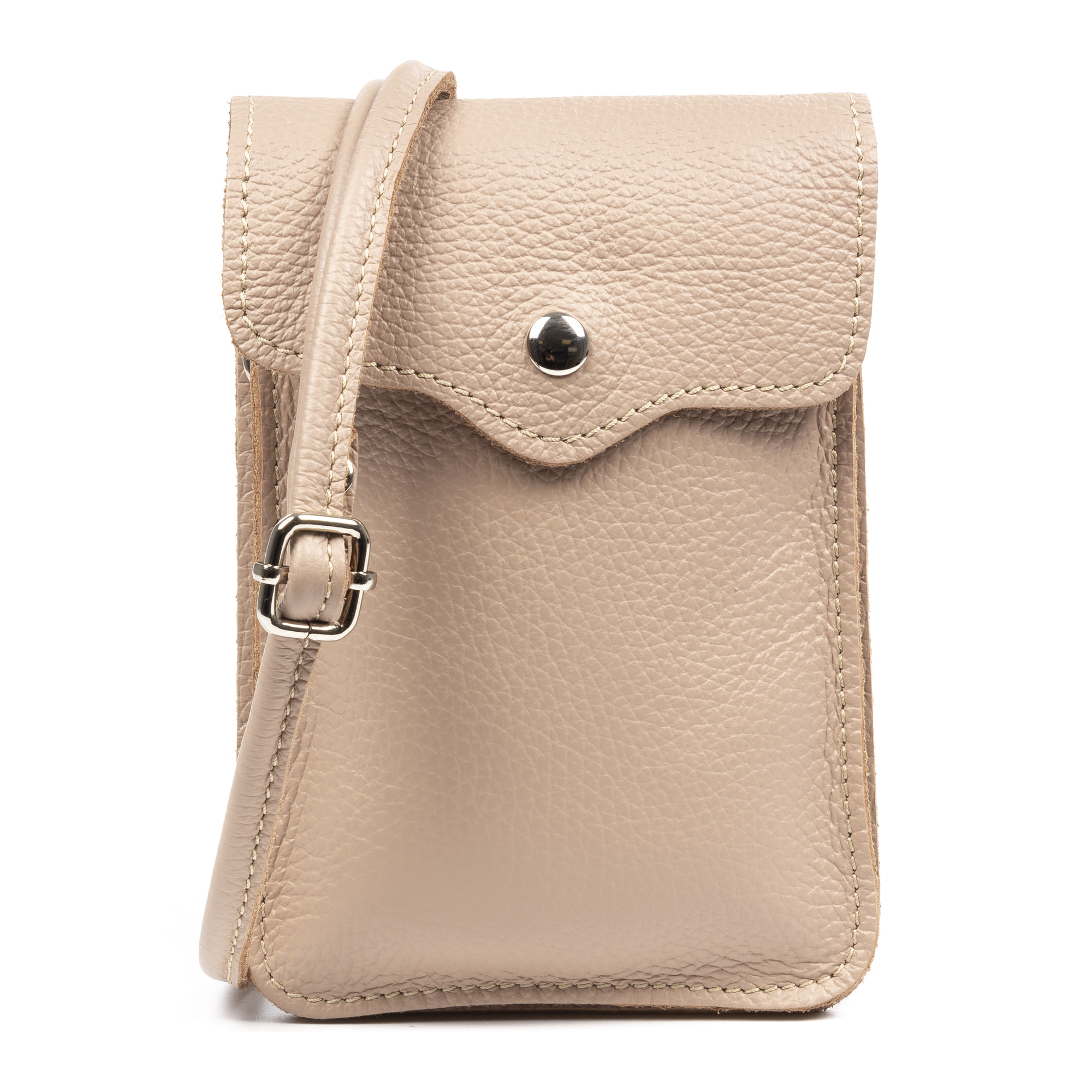 Albareto Borsa a tracolla da donna in pelle autentica finitura Dollaro