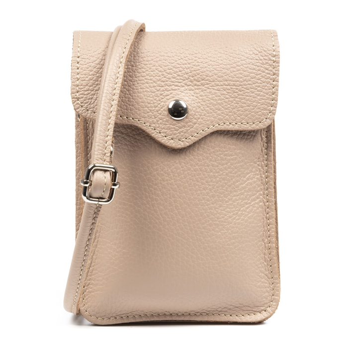 Albareto Borsa a tracolla da donna in pelle autentica finitura Dollaro