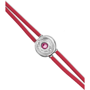 Pulsera SER INTUITIVA ROSA OSCURO M